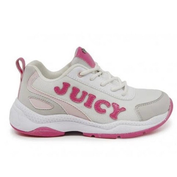 Juicy Couture Women's Studded Logo Strap Closure Comfort Shoes Fashion Sneakers